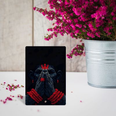 Lord Hanuman Acrylic Photo Frame For Tabletop Home & Office Decor Religious Gift Items Gift For Hanuman Bhakt Spiritual Showpiece